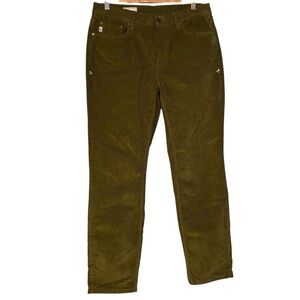 Stio Women's‎ Rivet Cord Olive Green Hiking Pants Size 10 Short Outdoor Boho